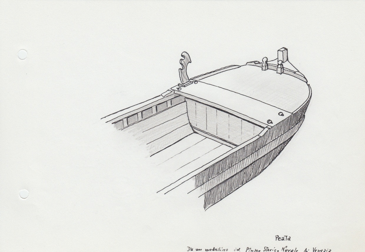 497 Peata - da modello del Museo Storico Navale di Venezia